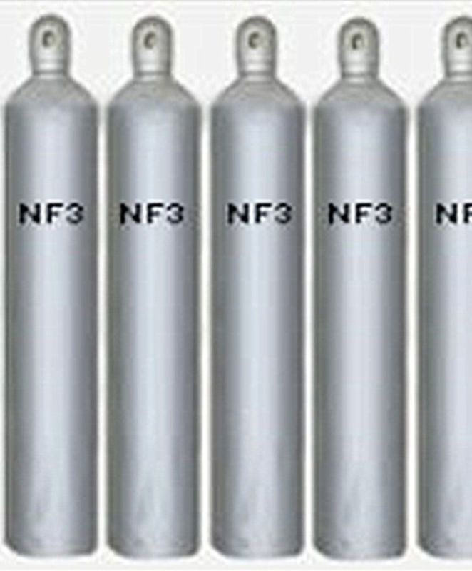 Semiconductor Gas Nitrogen Trifluoride NF3 Gas Inorganic Compound 99.99% Purity