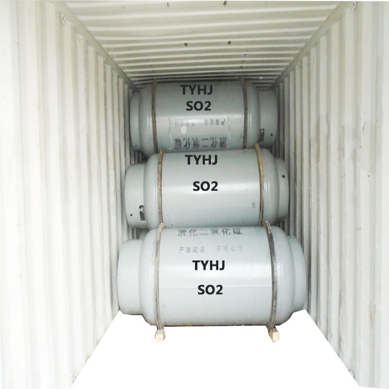 40L 50L 800L Cylinder Specialty Gases , 99.9% Liquid Sulfur Dioxide Gas Both Industrial and Food Grades