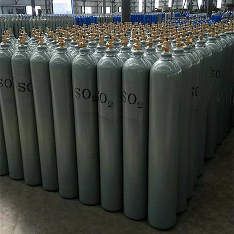 Food Grade Sulfur Dioxide SO2 Industrial Gas with 99.9% Purity CAS No. 7446-09-5